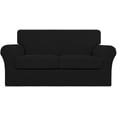 thumbnail image 1 of Easy-Going Super Stretch Sofa Slipcover Non Slip Couch Cover, Loveseat Size, Black, 1 of 1