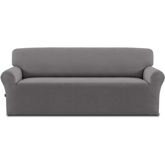 Easy-Going Super Stretch Sofa Slipcover Non Slip Couch Cover, Oversized Sofa, Light Gray