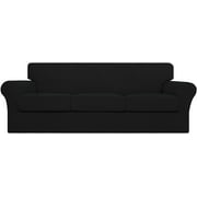 Easy-Going Super Stretch Sofa Slipcover Non Slip Couch Cover, Sofa Size, Black