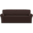 thumbnail image 1 of Easy-Going Super Stretch Sofa Slipcover Non Slip Couch Cover, Sofa Size, Chocolate, 1 of 7