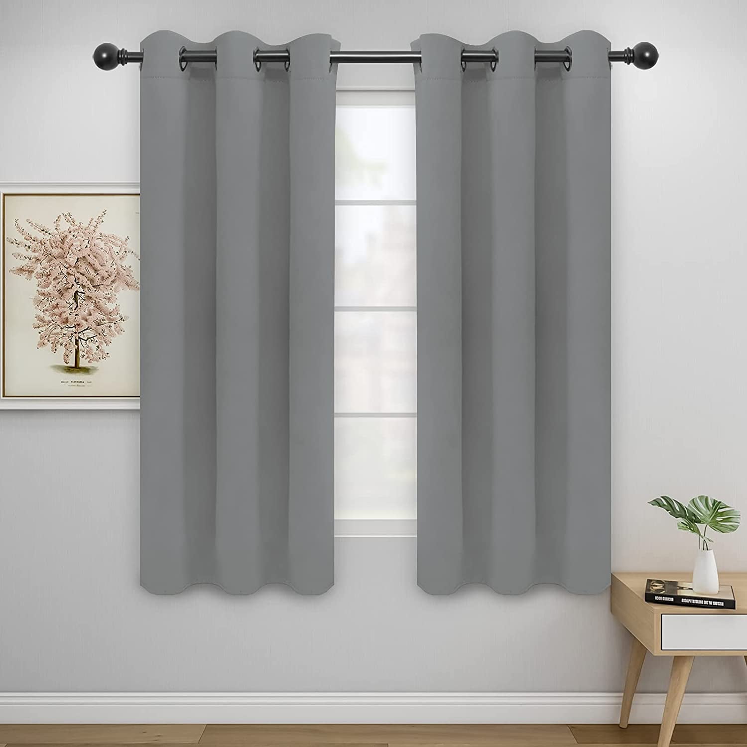 Easy-Going Blackout Curtains, 2-Panel Set, Thermal Insulated, Bedroom ...