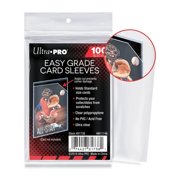 Ultra PRO: Standard 100ct Sleeves - Easy Grade
