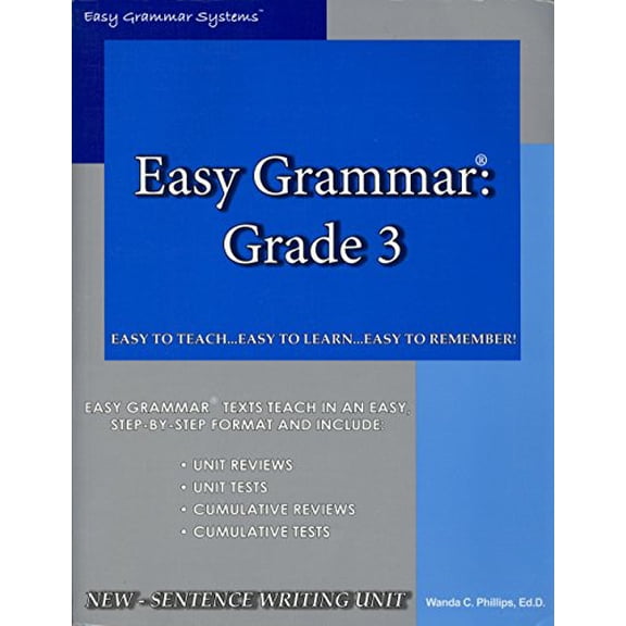 Pre-Owned Easy Grammar 3 - Teacher Edition (Paperback) 0936981423 9780936981420