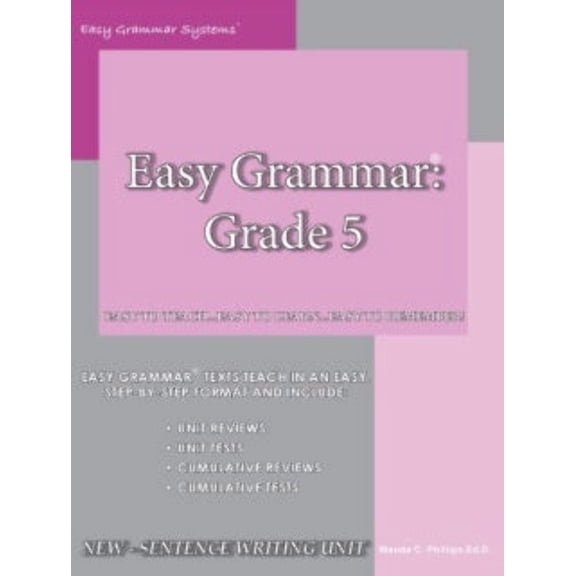 Easy Grammar: Grade 5 Teacher Edition