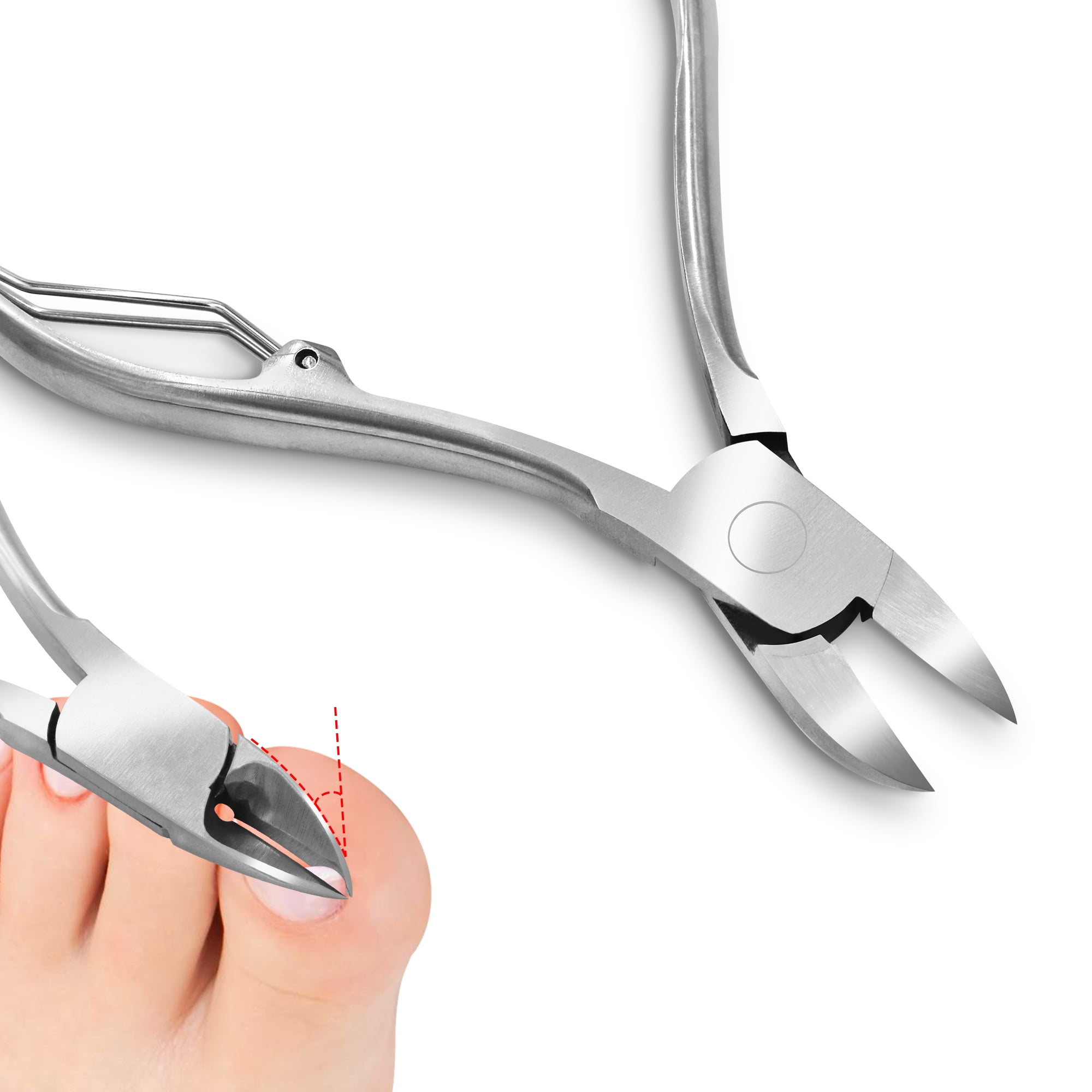 Easy Grip Toe Nail Cutter Toenail Clippers for Thick Nail Nipper