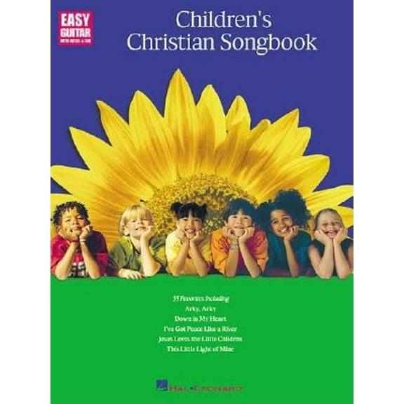 Easy Guitar with Notes & Tab Children's Christian Songbook, (Paperback)