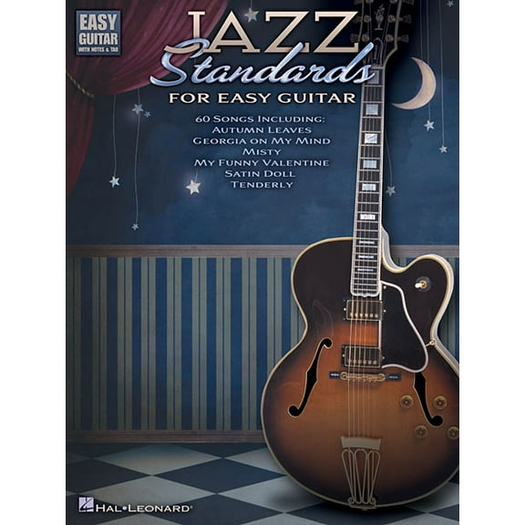 Easy Guitar with Notes &amp; Tab Jazz Standards for Easy Guitar, (Paperback)