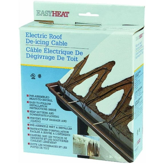 Easy Heat ADKS-400 80-Foot Roof Snow De-Icing Kit Pack of 2