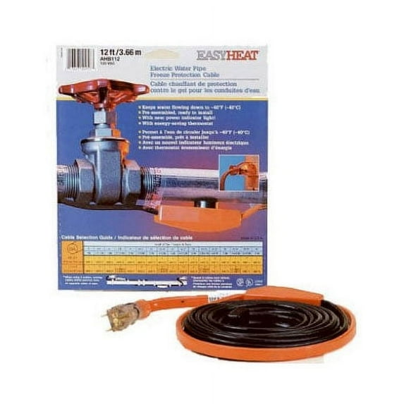 Easy Heat AHB112 Heating Cable For Water Pipe