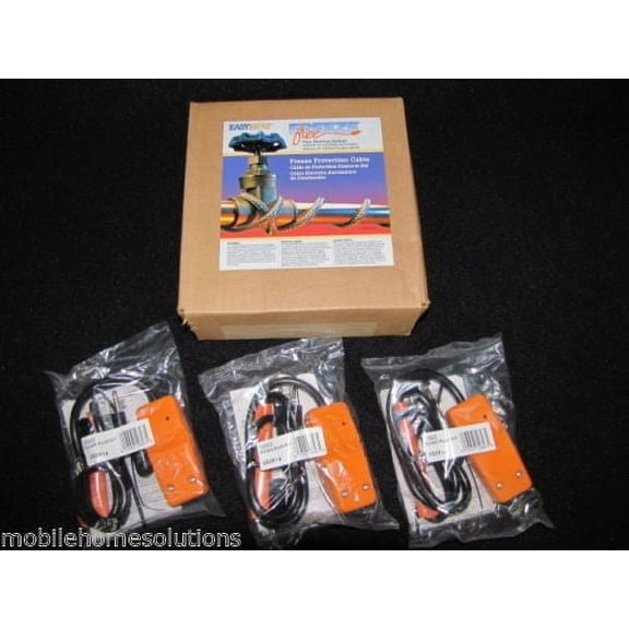 Easy Heat Tape Waterline Trace Heater Freeze Protection 100' w/ 3 Plug Heads