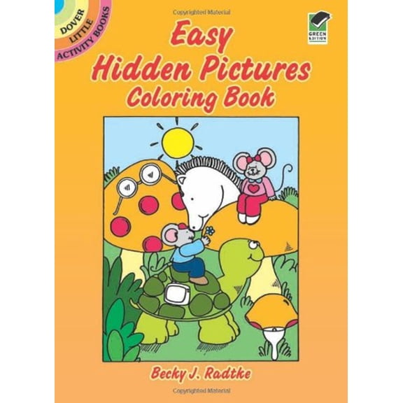 Pre-Owned Easy Hidden Pictures Coloring Book (Dover Little Activity Books) Paperback