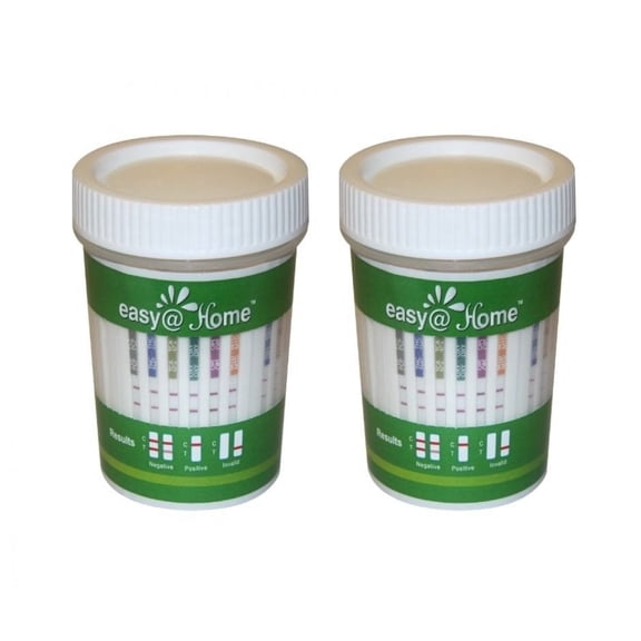 Easy@Home 12 Panel Instant Testing Results Urine Drug Test Cup Kit Ecdoa - 7124, 2 Count