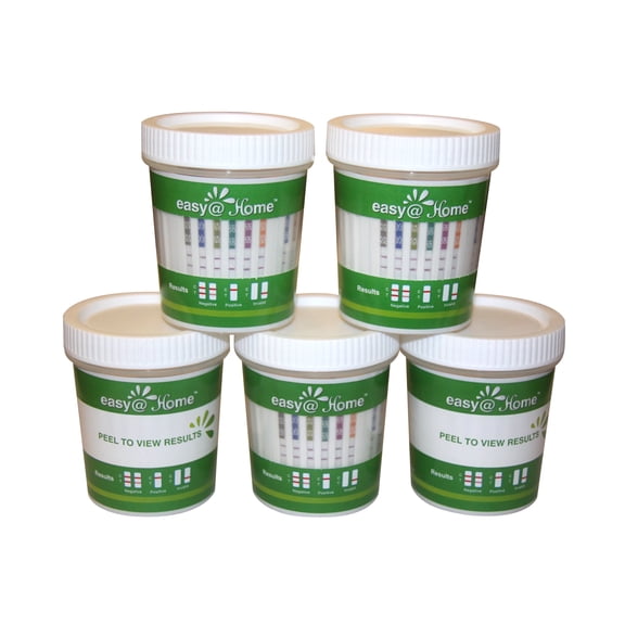 Easy@Home 14 Panel Urine Drug Test for Marijuana, Cocaine, Opiates, 5 Ct