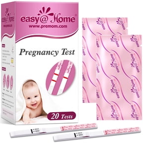 Easy@Home 20 Pregnancy (HCG) Urine Test Strips Kit - 20 HCG Tests