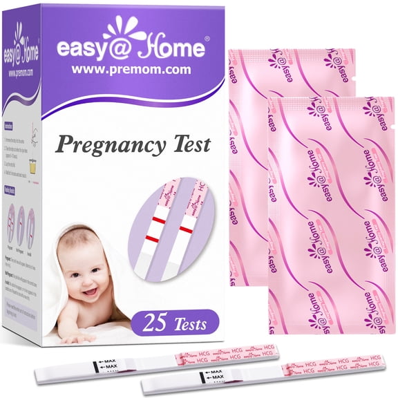 Easy@Home Early Detection Pregnancy Tests, 25 Count