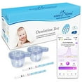 EasyHome Advanced Fertility Ovulation Test Strips Kit 30 LH Tests + 30 Urine Cups with Premom
