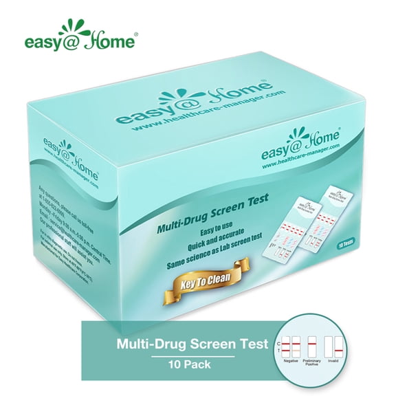 Easy@Home 5 Panel Instant Urine Drug Test-#EDOAP-754 - 10 Tests