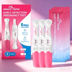 Easy@Home Early Detection Pregnancy Stick, 6 Days Sooner Result*, 3 Tests