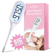 Easy@Home Digital Basal Thermometer for Women s Fertility and Ovulation Tracking, Includes Battery and Storage Case, Adult