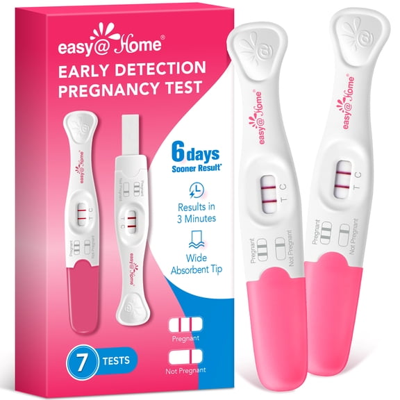 Easy@Home Early Detection Pregnancy Stick, 6 Days Sooner Result*, 7 Tests