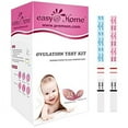 EasyHome Ovulation & Pregnancy Test Strips Kit 25 Ovulation Strips
