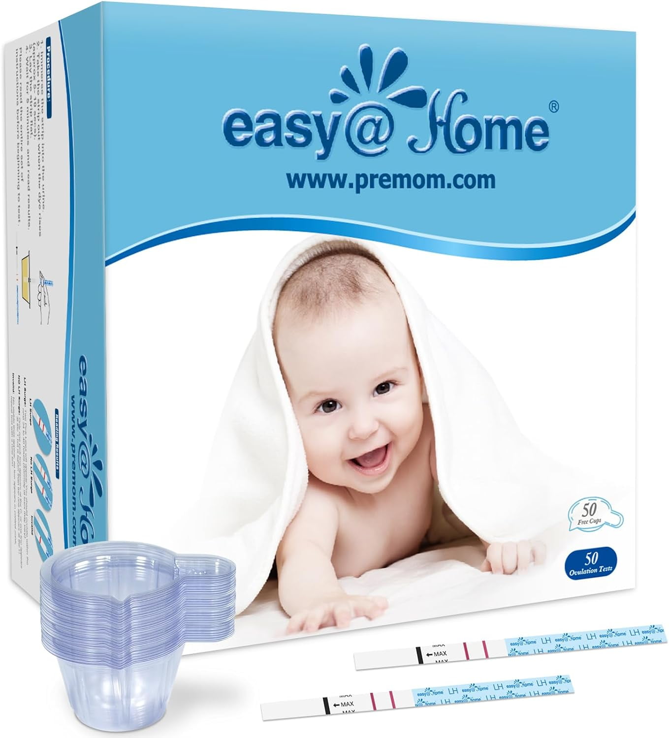 EasyHome Ovulation Test Predictor Kit Accurate Fertility Test for