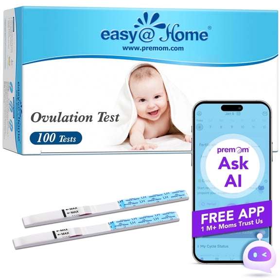 Easy@Home Ovulation Test Strips, 100 Count