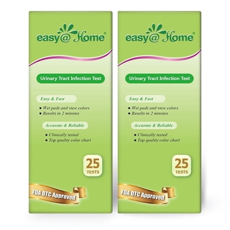 Easy@Home Urinary Tract Infection Urine Health Test, 50 Count