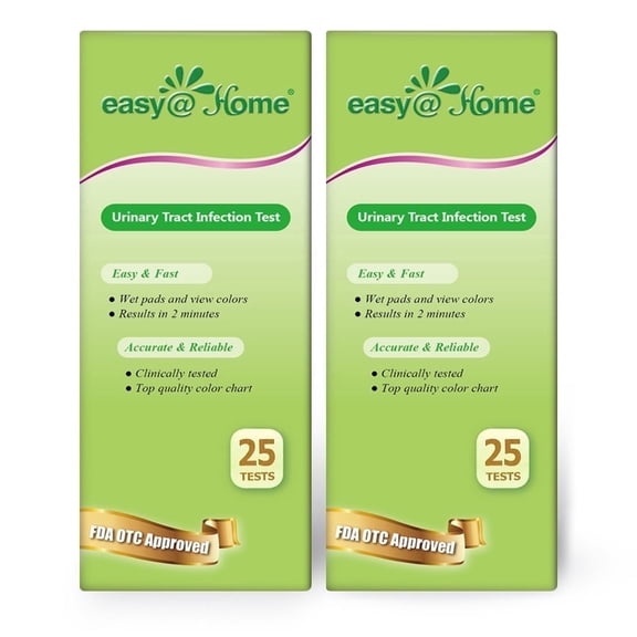 Easy@Home Urinary Tract Infection Urine Health Test, 50 Count