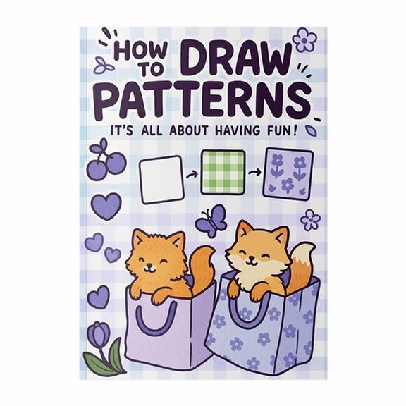 Easy Illustrated Pattern Creation Workbook Relaxing Drawing Activity Guide For Craft Enthusiasts