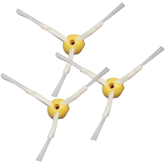 Easy Install 3-Armed Side Brush Replacement for Roomba 500 600 700 Series Robot Vacuums – Cleans Corners, Pet Hair & Debris