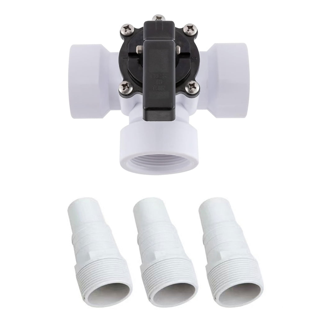 Easy Install 3 Way Diverter Valves 3 Way Valves Fitting for Swimming