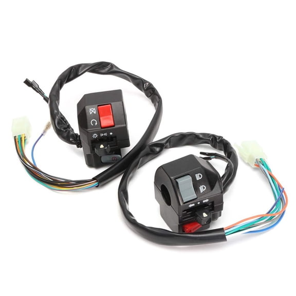 Easy Install 7/8" Handlebar Motorcycle Switches for Lights Ignition Horn