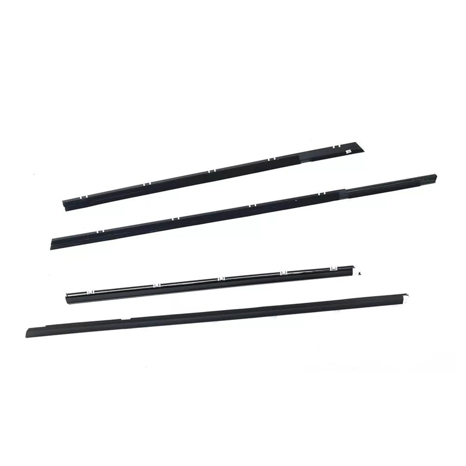 EasyInstall Black Automotive Sunshade, Wind Bar, Door Set , 4 Units