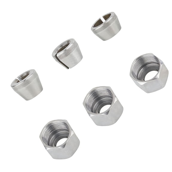 Easy Install Carbon Steel Collet Adapter Nut Routers