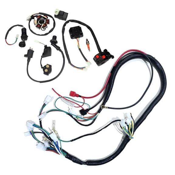 Easy Install Complete Modular Wiring Harness CDI Set for 125CC 150CC Motorcycles DIYer Friendly None Special Tools Neede