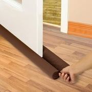 Easy to Install Door Draft Stopper, Under Door Noise Air Cold Blocker Seal Bottom, Adjustable Door Sweep Soundproof Guard, Interior Front Double-Sided Draft Stopper