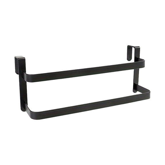 Easy Install Door Hook Metal Towel Rack For Kitchen Bathroom Space Saving Hanger Holds Robe Coat Apron 2 Pack