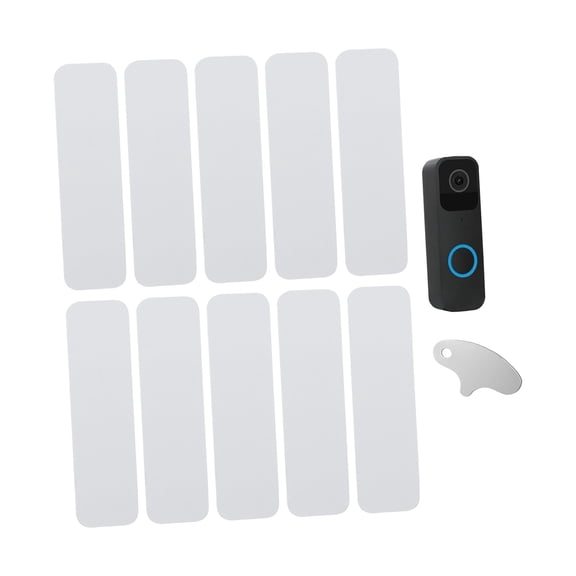 Easy Install Doorbell Attachment Decals Pack of 10 for Quick Mounting Without Drilling Required
