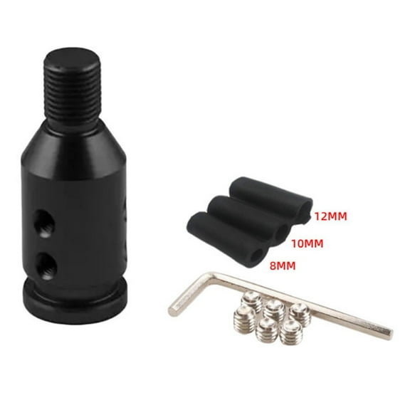 Easy Install Gear Shift Knob Adapter Compatible with for Non Threaded Shifters