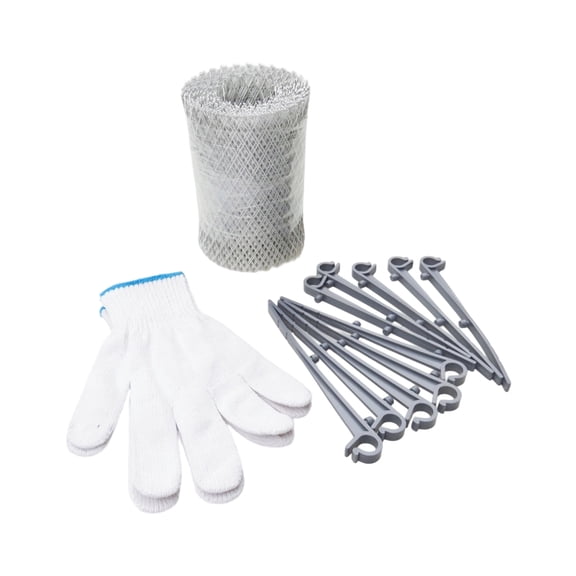 Easy-Install Gutter Mesh Guard with Anti-Erosion Design Permanent Blocker for Seamless Waterflow Management