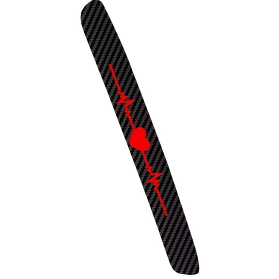 Easy Install Heart Shape Brake Light Cover with Strong Adhesive Backing Easy Install Vehicle Tail Light Adhesive