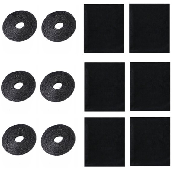 Easy Install Protective Window Screens Fiber Netting Without Tool Required Reusable Design Adhesive Screen 6 Pack