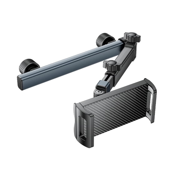 360 Degree Rotatable Headrest Mount Holder Tablet Phone Holder for Car Reducing Neck Fatigue & Foldable Construction