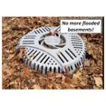 EasyInstall TwoStage Stairwell Drain Cover Resists Yard Waste Clogs