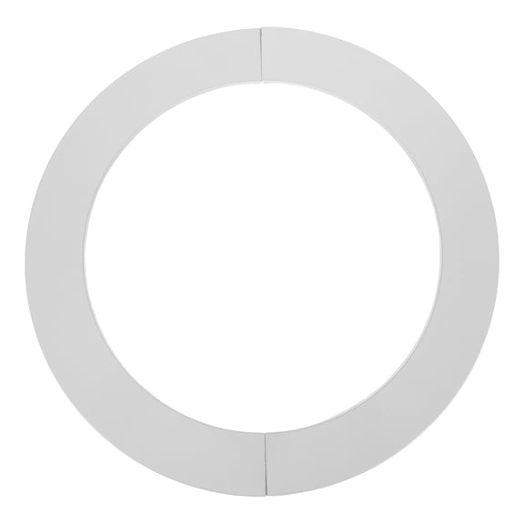 Easy Install White Pipe Hole Cover Decorative Escutcheon Plate for Home Plumbing Use