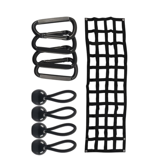 Easy Installation 60x18in Tailgates Net for Pickup Truck Bed Tailgate Cargo Netting