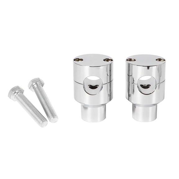Easy Installation Adjustable Adapter Handlebar Risers Mount Clamps Fit for Motorcycles Dirt Pit Bike 22mm/25mm Aluminum