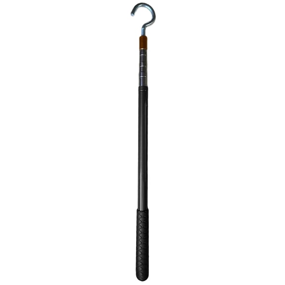 Easy Installation Attic Stair Pull Rod Set With Comfortable Grip Sturdy Metal Construction Telescoping Attic Ladder Handle Set