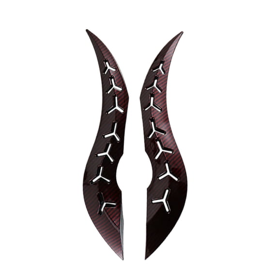 Easy Installation Car Roof Decoration 3D Dragon Horn Decoration Decorative Stickers for Auto Styling Exterior Ornament 2pcs